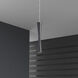 Modern LED 2 inch Matte Black Pendant Ceiling Light