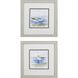 Waterside Collection Blue Framed Art
