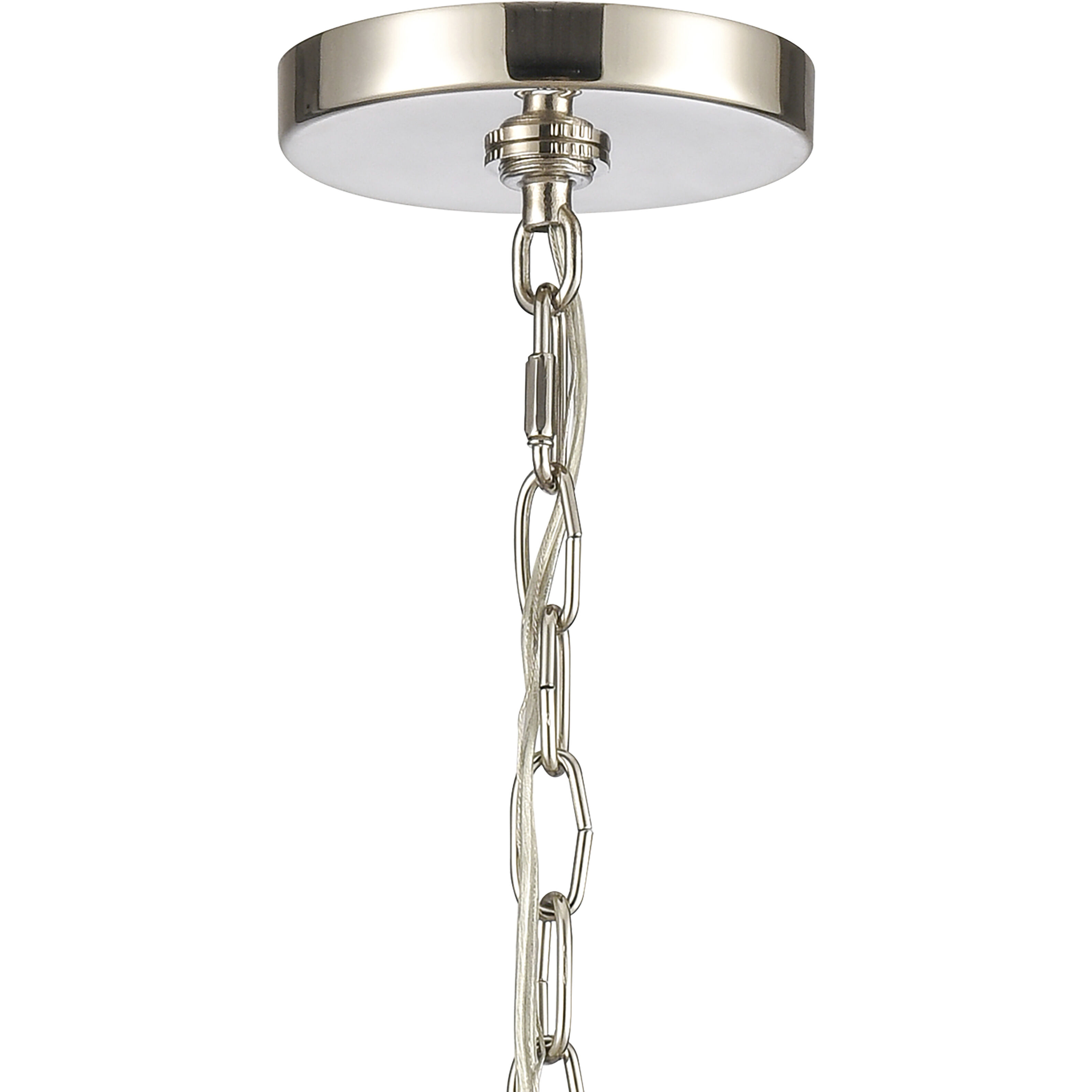 Mendoza 3 Light 10.25 inch Polished Nickel Pendant Ceiling Light