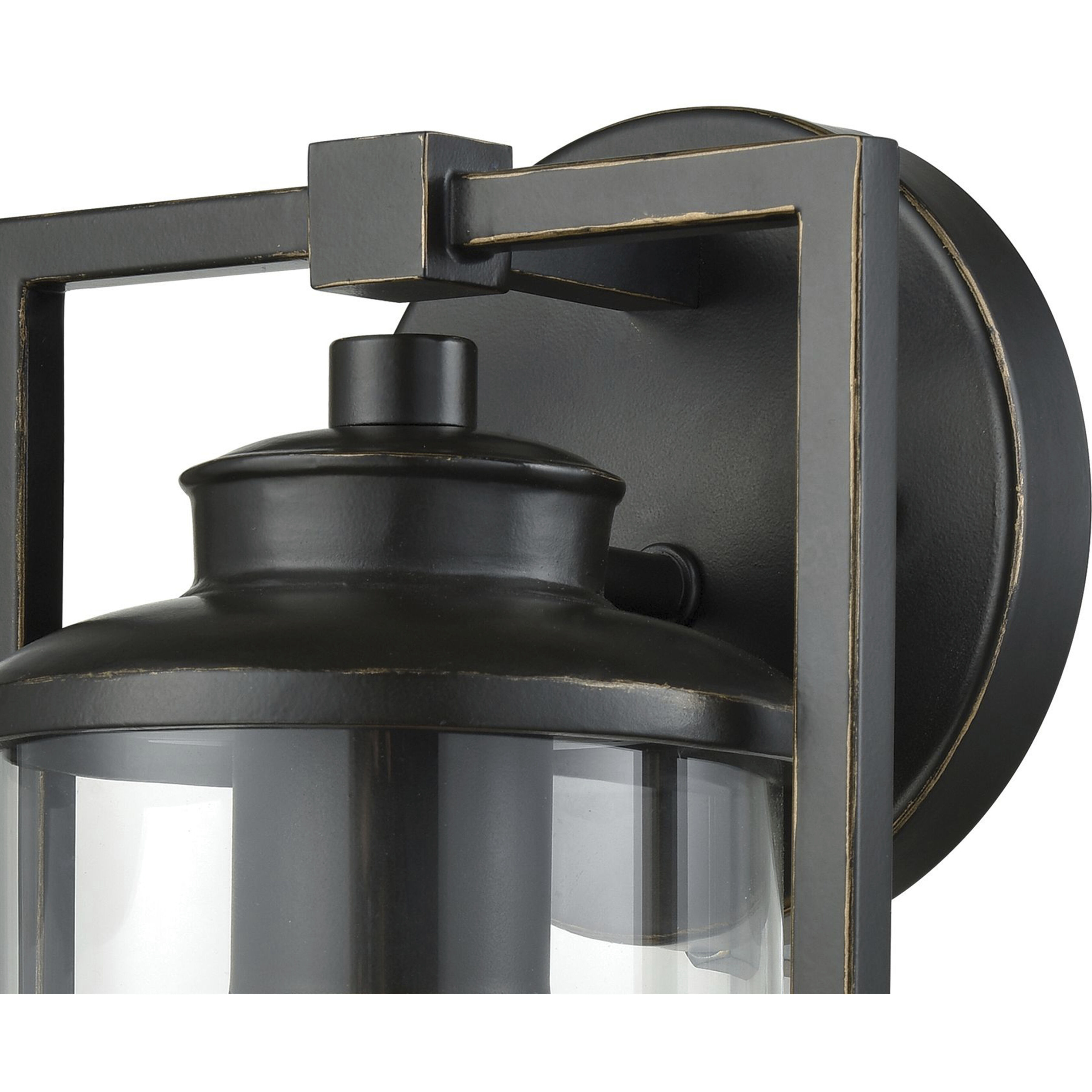 Frampton 1 Light 11 inch Aged Bronze Outdoor Wall Sconce