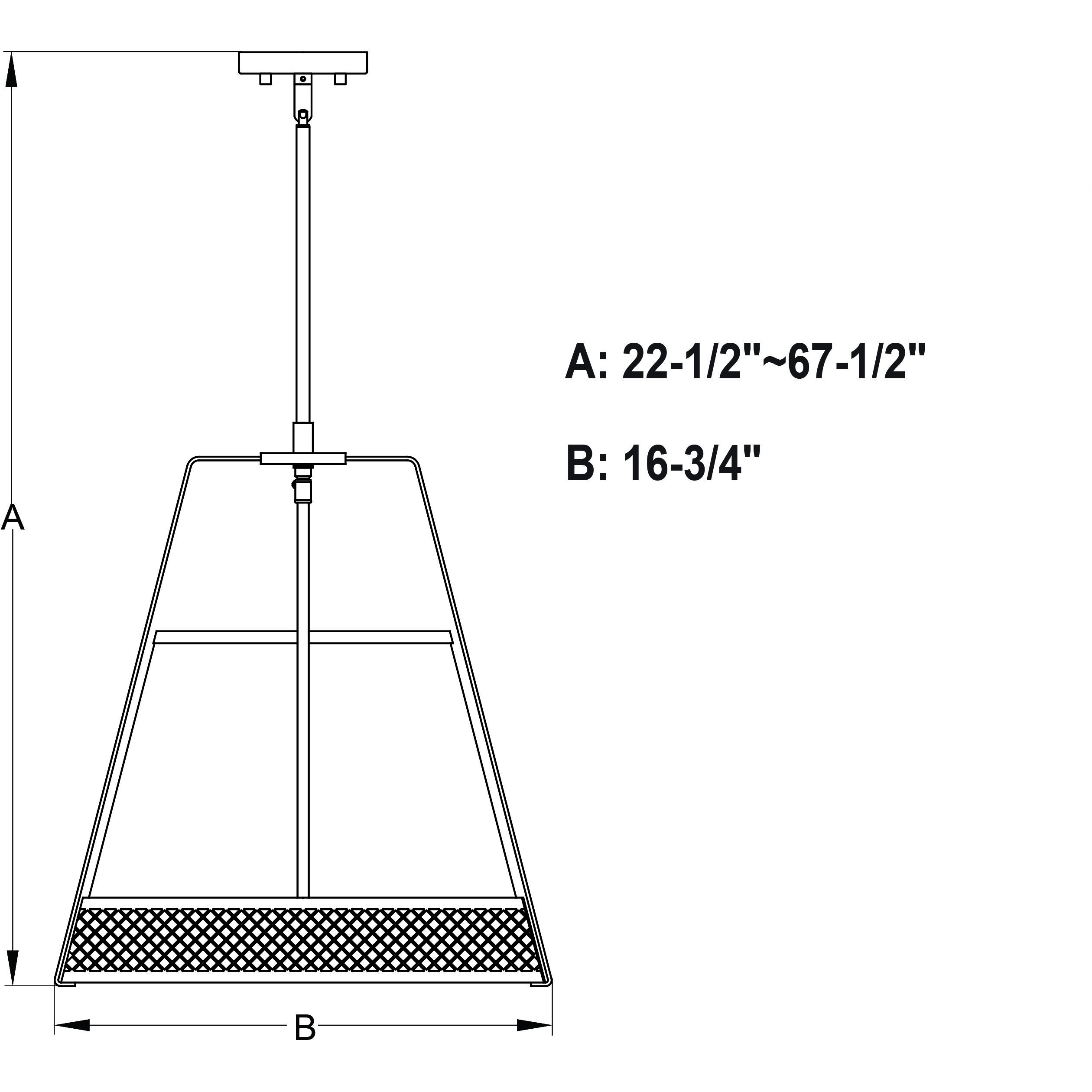 Benton LED 16.75 inch Matte Black Pendant Ceiling Light