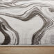 Ayda 36 X 24 inch Black/Grey Rug in 2 x 3