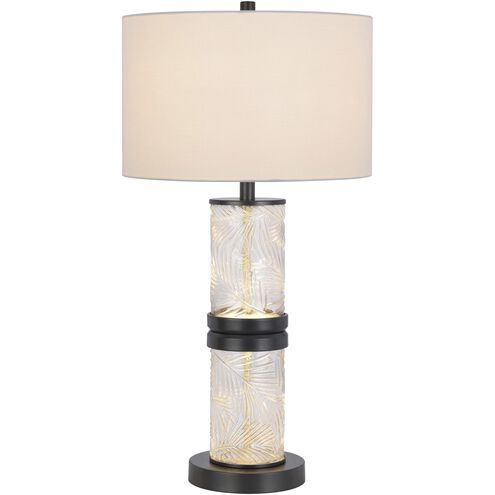 Carrington 31 inch 100.00 watt Charcoal Grey Table Lamp Portable Light