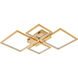 Canada LED 24 inch Gold LED Flush Mount Ceiling Light