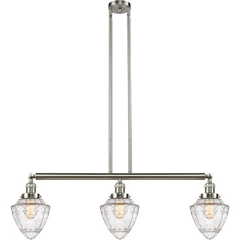 Franklin Restoration Bullet LED 38 inch Brushed Satin Nickel Island Light Ceiling Light