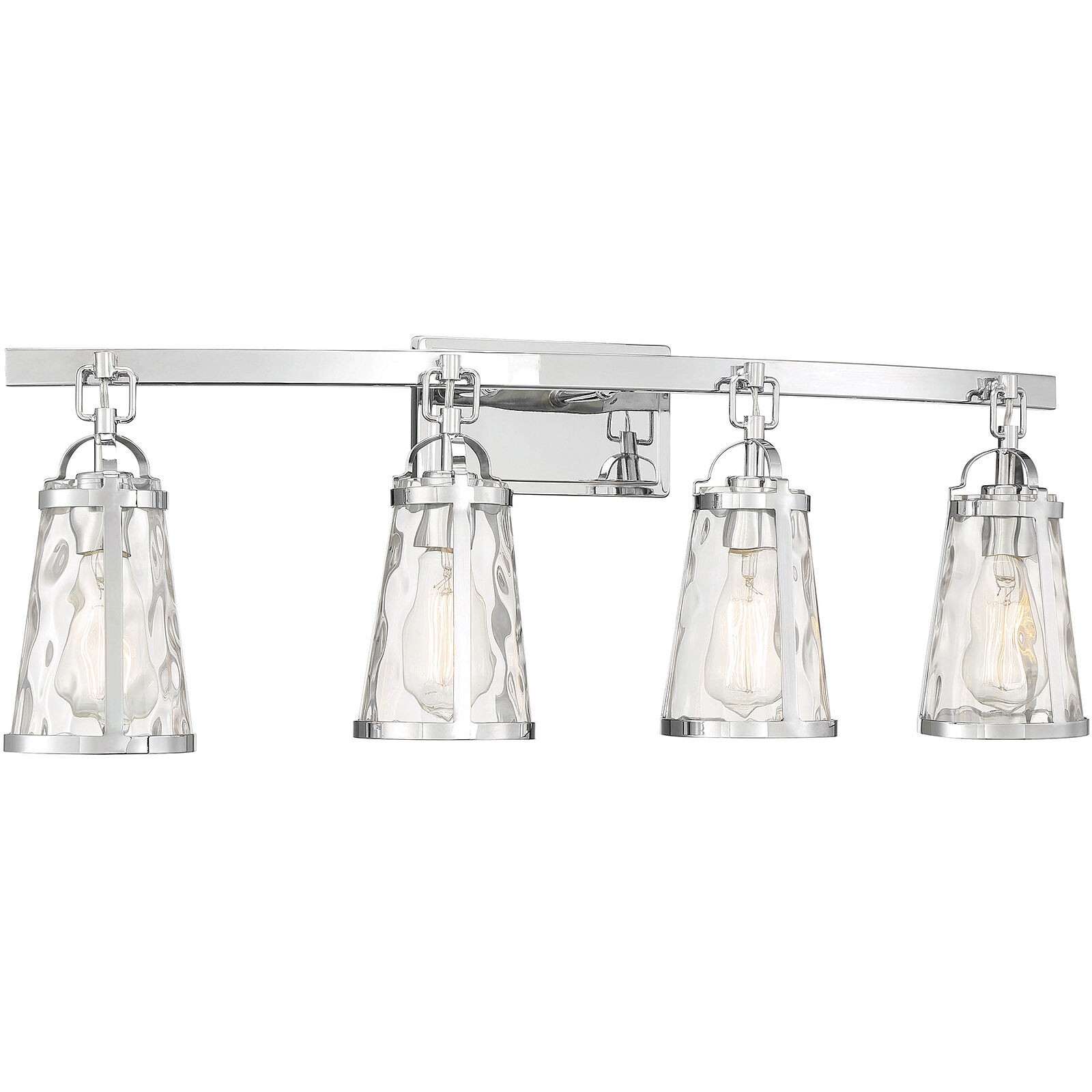 Albany 4 Light 32 inch Polished Chrome Bathroom Vanity Light Wall Light