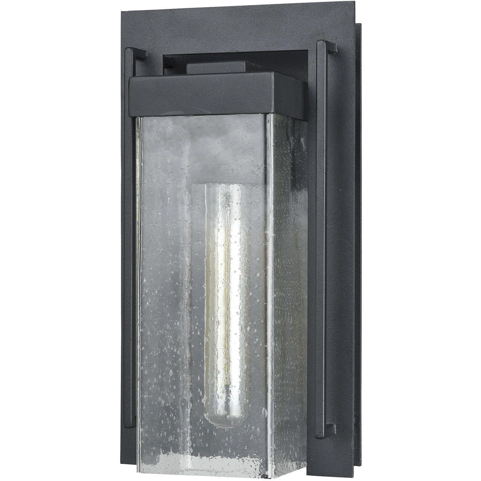 Overton 1 Light 12 inch Matte Black Outdoor Wall Sconce