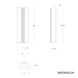 Cascade LED 18 inch Black Outdoor Wall Light, Beyond