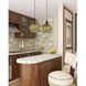 Rovigo 1 Light 12 inch Amber Glass Pendant Ceiling Light