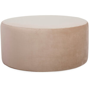 Universal Bella Sand Round Ottoman Replacement Slipcover, Ottoman Not Included