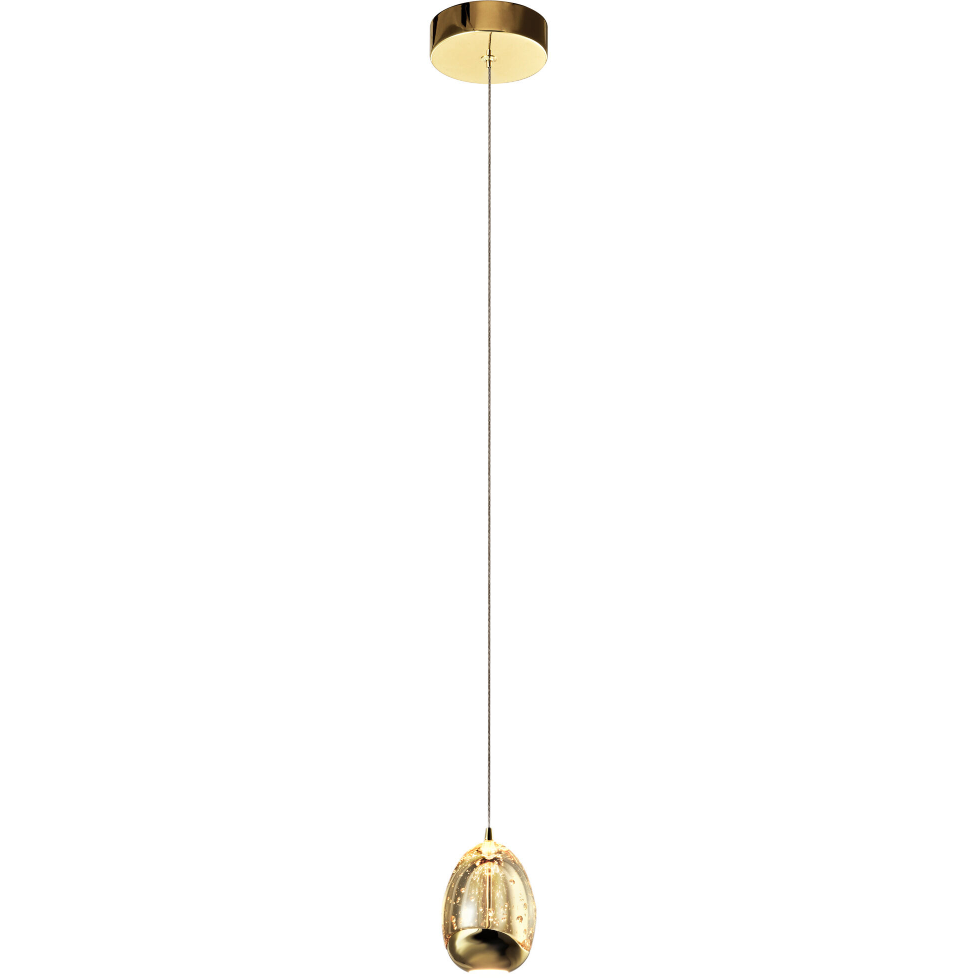 Artisan Collection/VENEZIA Series 4.75 inch Gold Pendant Ceiling Light