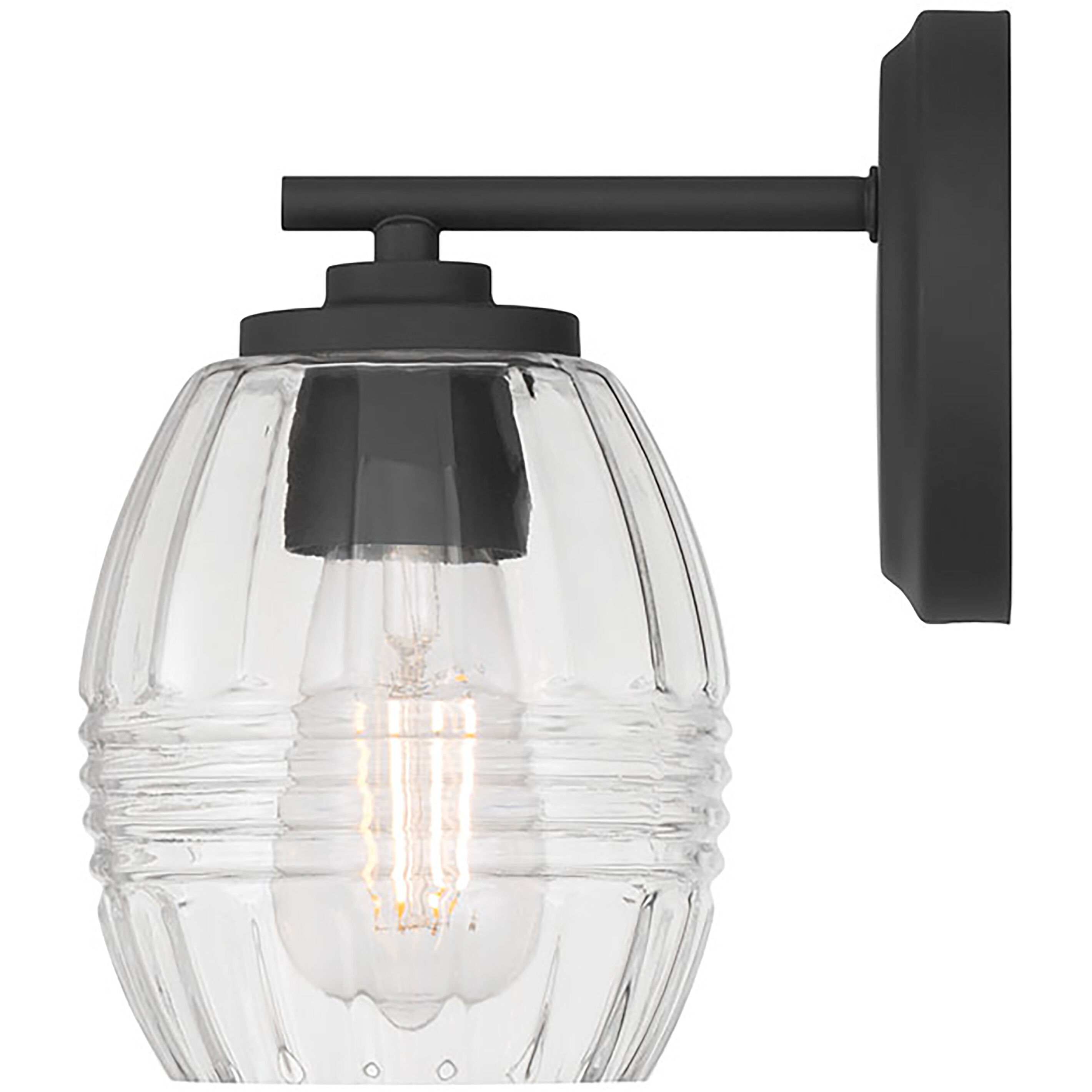 Miravelle 1 Light 5.25 inch Matte Black Wall Sconce Wall Light