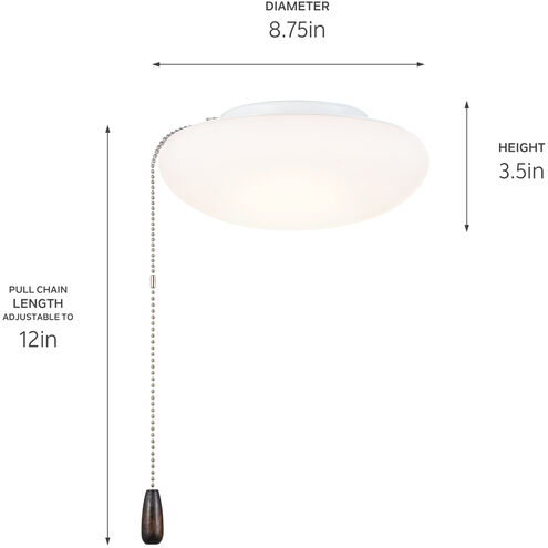 Soft Modern LED White Fan Light Kits