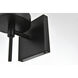 Benny 1 Light 5 inch Black Bath Sconce Wall Light