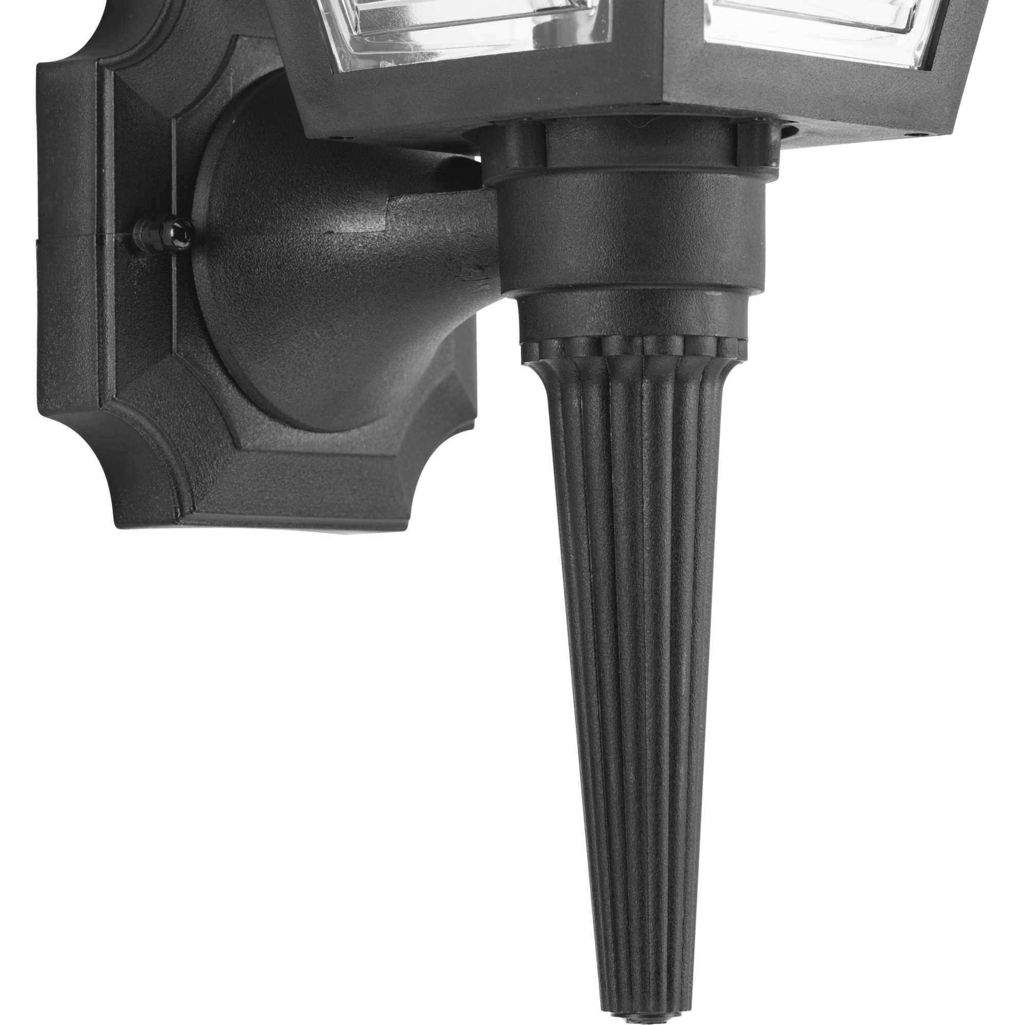 Mansard 1 Light 17 inch Textured Black Outdoor Wall Lantern