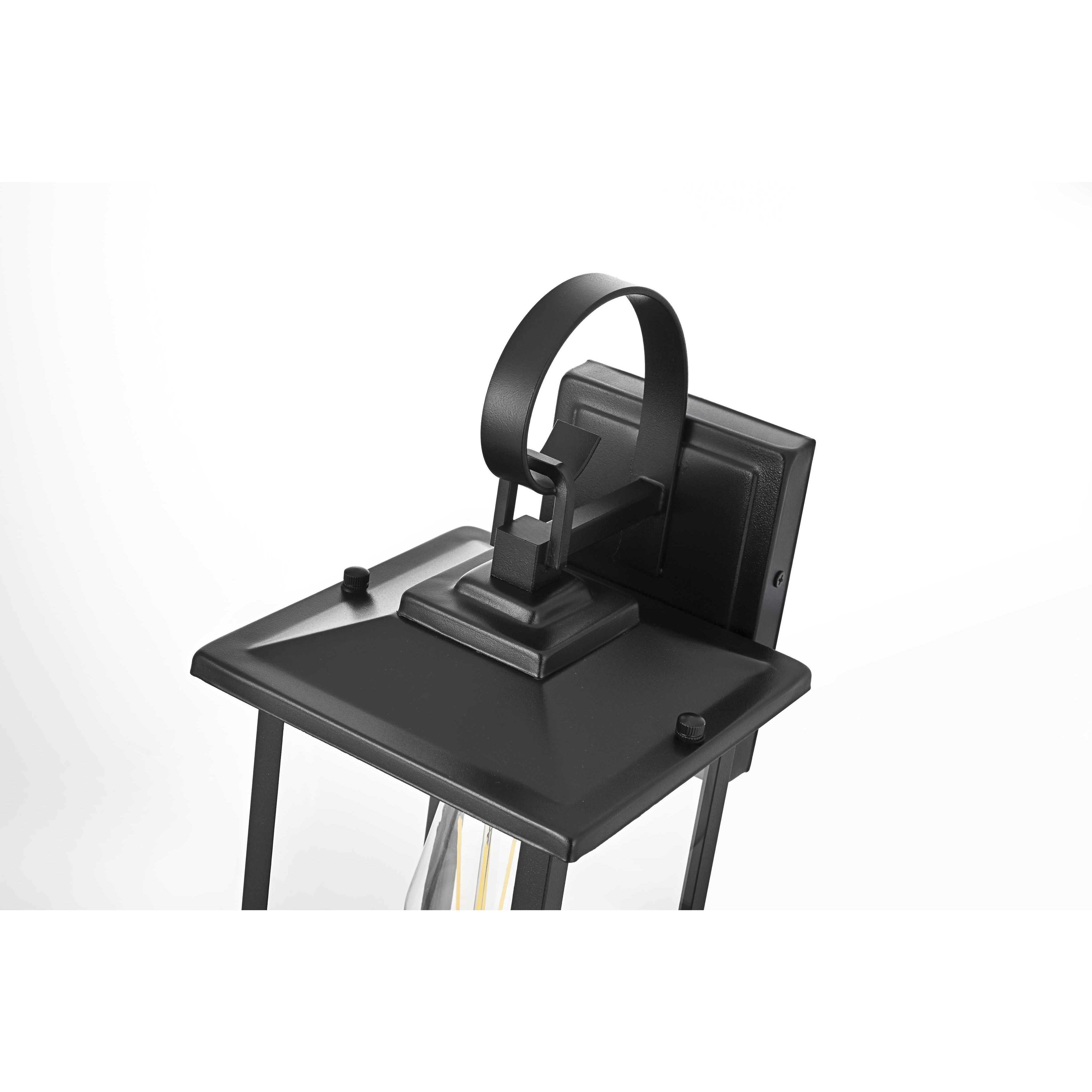 Carisle 1 Light 15 inch Black Outdoor Wall Sconce