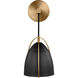 Sean Lavin Norman 1 Light 6 inch Satin Brass Wall Bath Fixture Wall Light