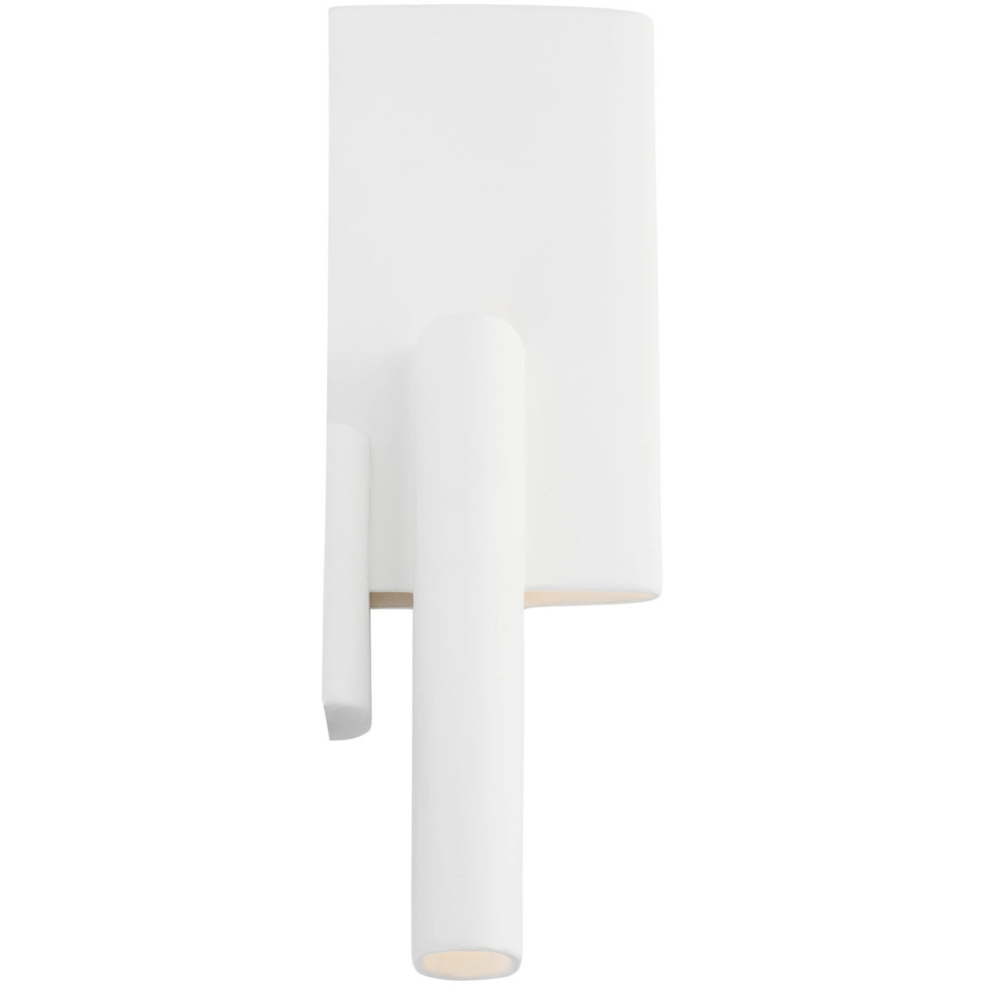 Kelly Wearstler Lotura LED 6 inch Museum White Intersecting Sconce Wall Light