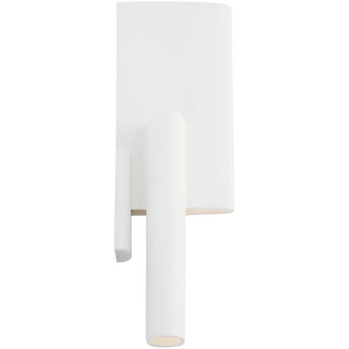Kelly Wearstler Lotura LED 6 inch Museum White Intersecting Sconce Wall Light