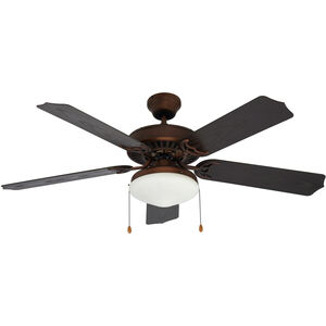 Woodrow 52 inch Rubbed Oil Bronze Outdoor Ceiling Fan 