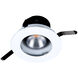 Aether LED White Recessed Lighting in Narrow, 90, 3000K, Round