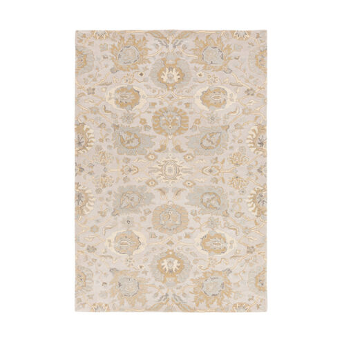 Castello 156 X 108 inch Neutral and Gray Area Rug, Wool