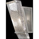 Crownstone Wall Sconce Wall Light in Silver, Metal Mesh