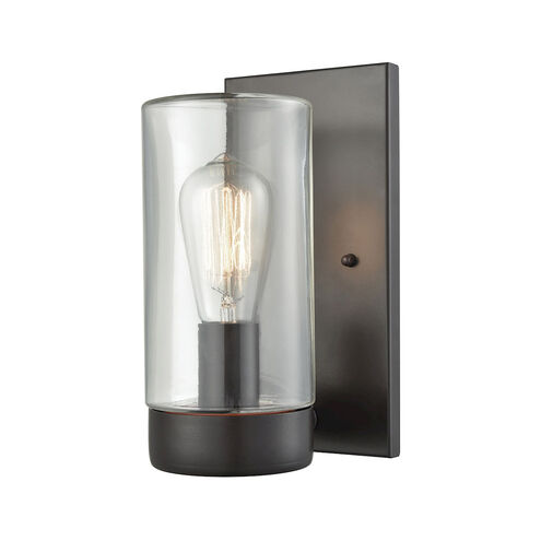 Sterling 1 Light 10 inch Oil Rubbed Bronze with Clear Outdoor Wall Sconce