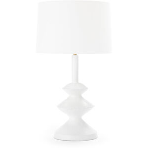 Hope 28 inch 150.00 watt White Table Lamp Portable Light