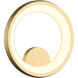 Maverick Wall Sconce Wall Light in Brushed Gold