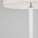 kate spade new york Monroe 27.13 inch 9 watt Polished Nickel Table Lamp Portable Light in Polished Nickel / Gloss White