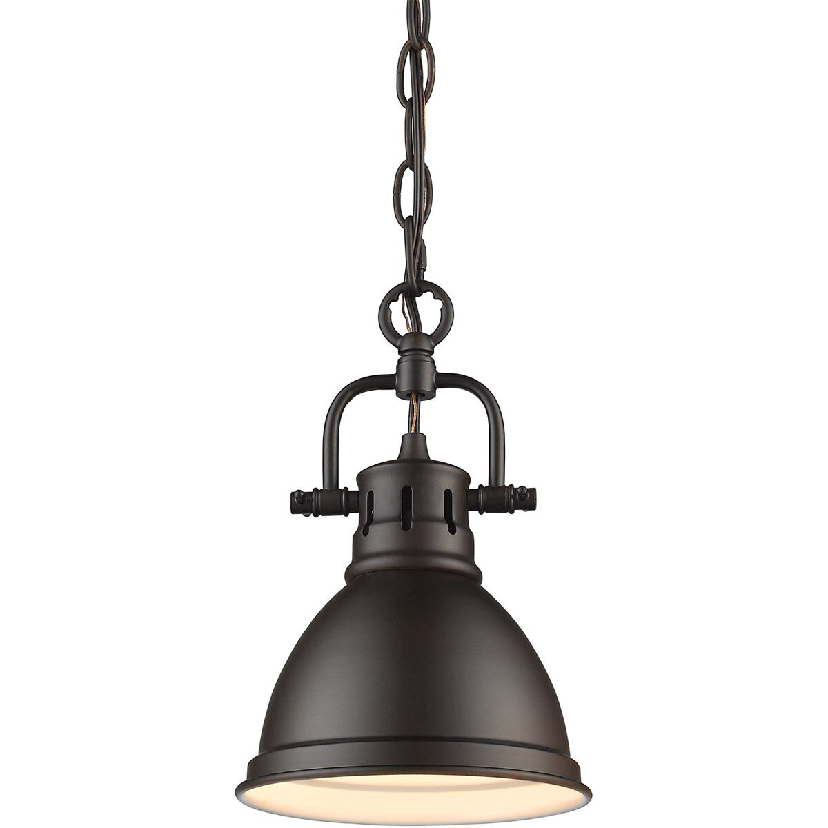 Duncan 1 Light 7 inch Rubbed Bronze Mini Pendant Ceiling Light
