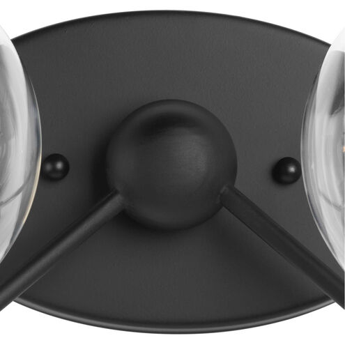 Spatial 4 Light 31 inch Matte Black Bath Vanity Wall Light, Design Series