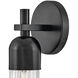 Soren 1 Light 5 inch Black Bath Light Wall Light