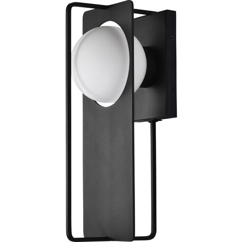 Portal LED 18 inch Matte Black Outdoor Wall Sconce