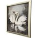 Ballet of the Swans Black and Brown and Gray and Neutral Framed Art, Propac