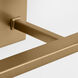 Drew & Jonathan Toffino 4 Light 36 inch Satin Brass Wall Bath Fixture Wall Light