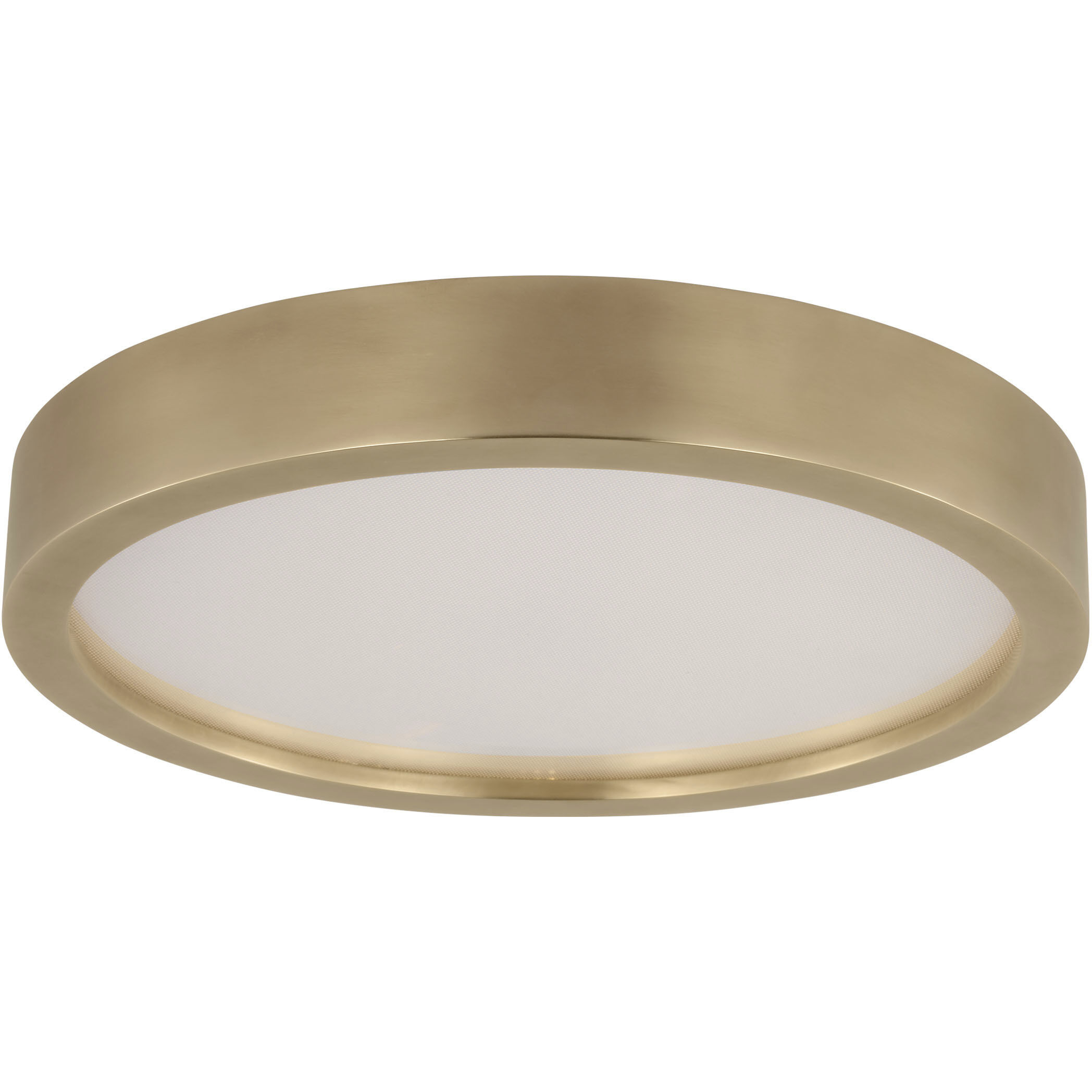 Kelly Wearstler Cerne LED 13 inch Natural Brass Flush Mount Ceiling Light in 120V