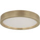 Kelly Wearstler Cerne LED 13 inch Natural Brass Flush Mount Ceiling Light in 120V