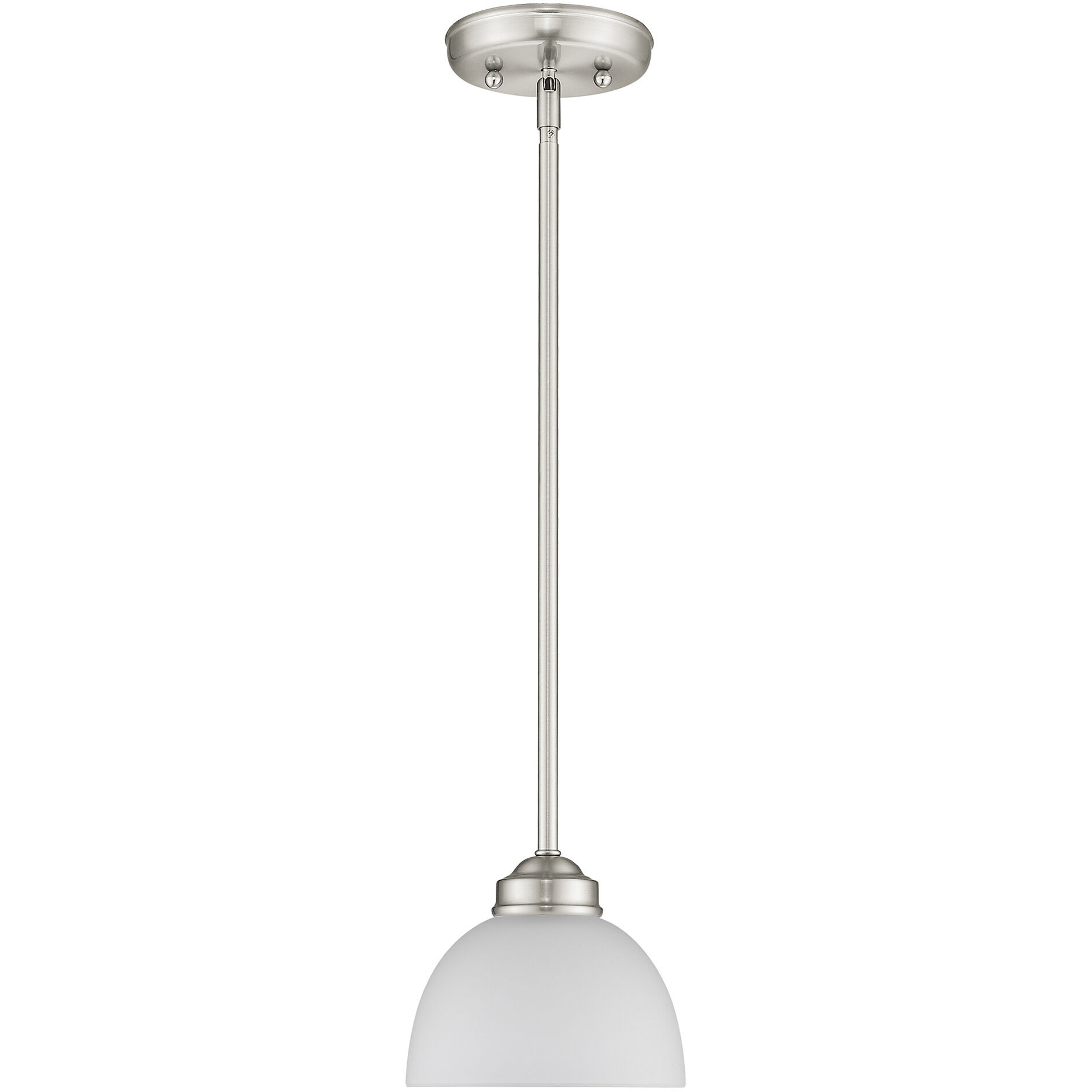 Somerset 1 Light 7 inch Brushed Nickel Mini Pendant Ceiling Light