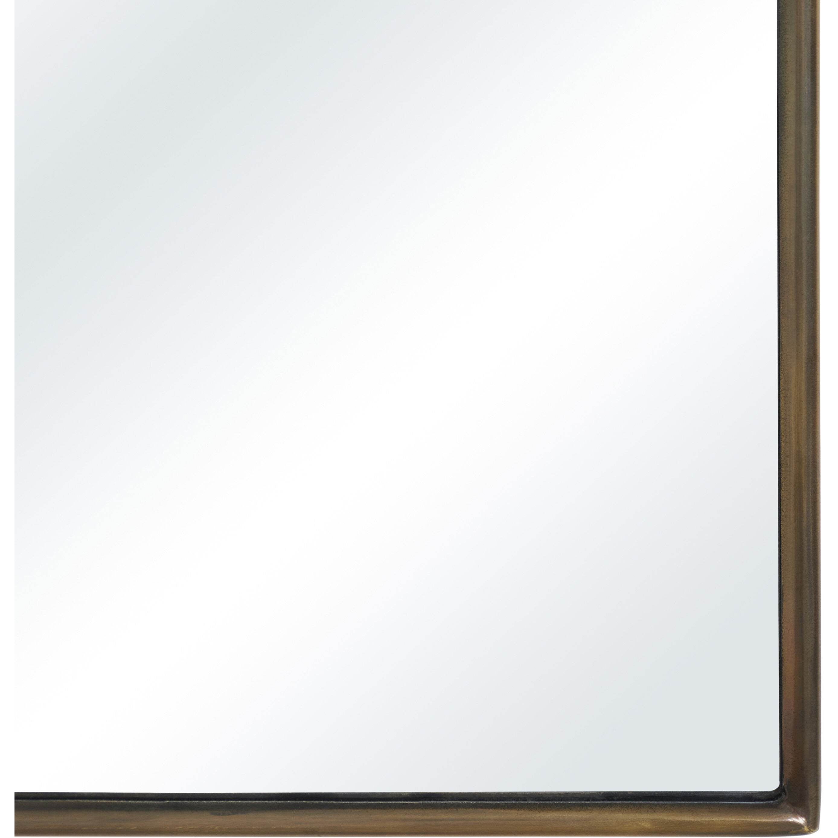 Clarisse 36 X 24 inch Aged Brass Mirror