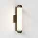Burlington LED 4.65 inch Bronze Bathroom Wall Light