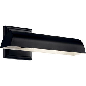 Carston 1 Light 12.25 inch Black Wall Sconce Wall Light