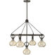 Sheriden 5 Light 30 inch Mediterranean Bronze Chandelier Ceiling Light