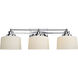 Soho 3 Light 25 inch Polished Chrome Vanity Light Wall Light