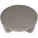 Joel 40 X 40 inch Distressed Grey Coffee Table