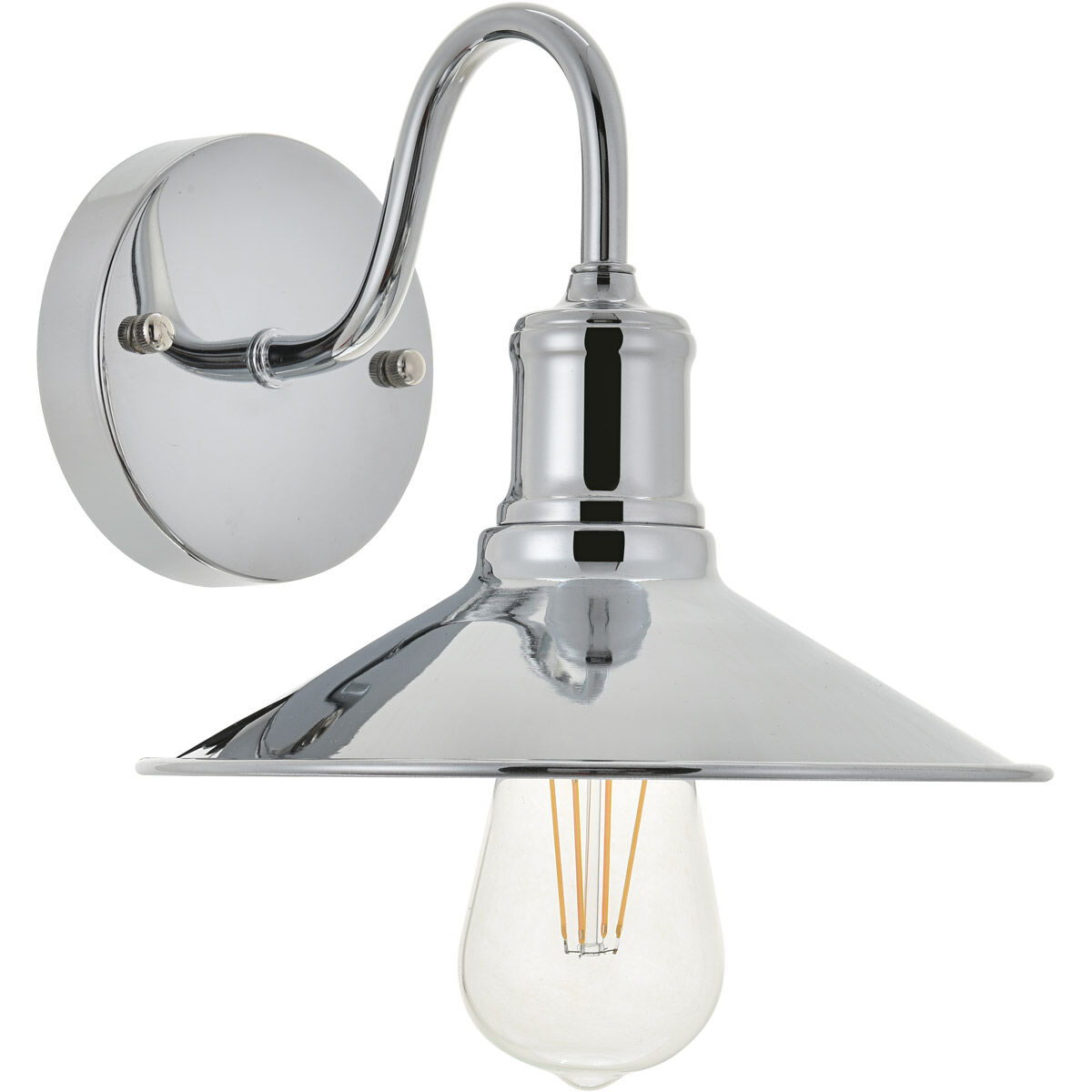 Etude 1 Light 9 inch Chrome Wall Sconce Wall Light
