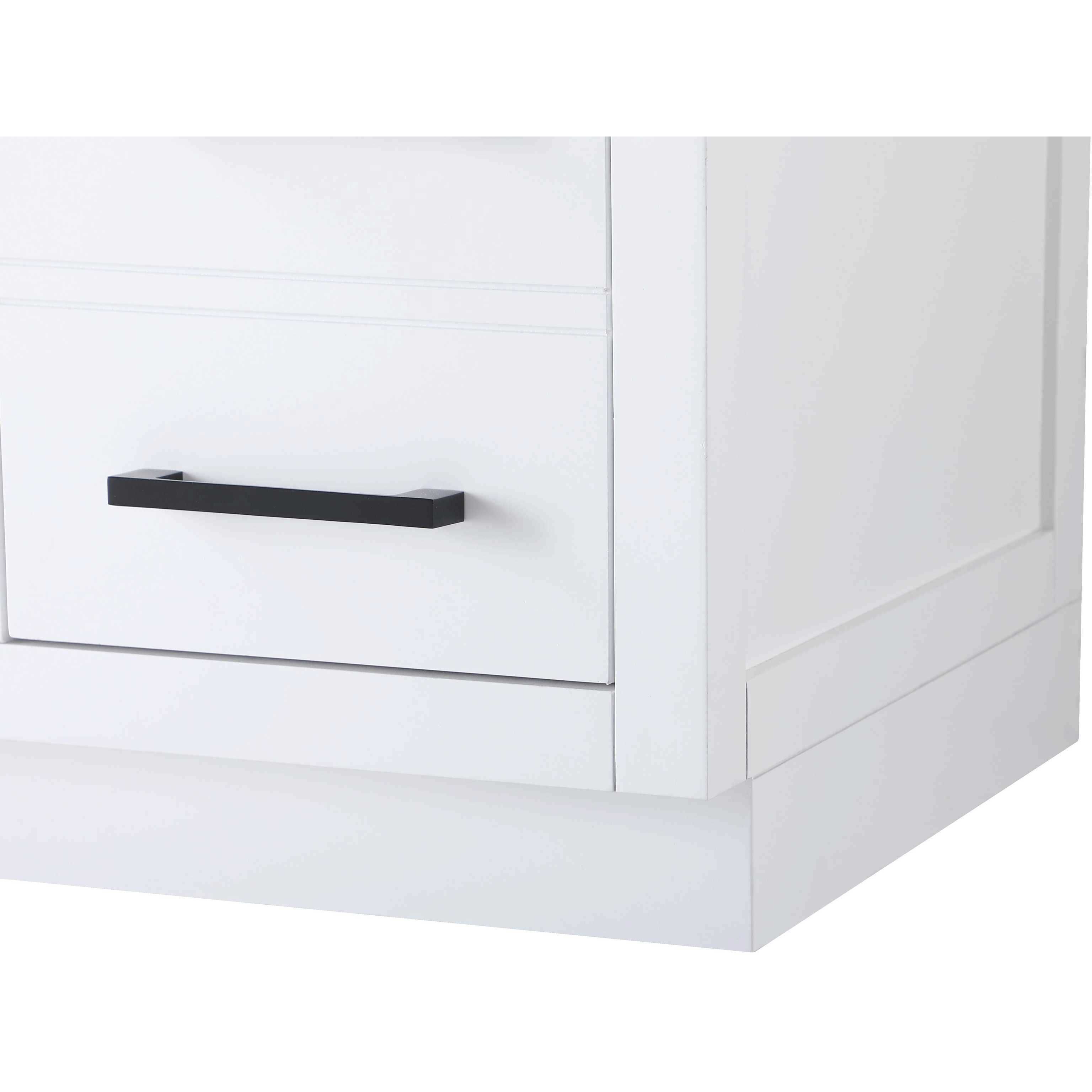 Alden 54 X 35 inch White Bathroom Vanity Cabinet