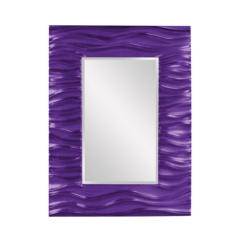 Zenith 39 X 31 inch Glossy Royal Purple Wall Mirror