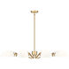 Breton 8 Light 46 inch Modern Gold Chandelier Ceiling Light